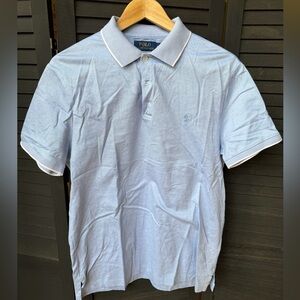 Polo by Ralph Lauren Pale Blue Men's Short Sleeve Polo